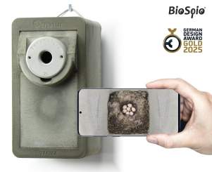 VARIKA Cam 25 - Nistkasten mit Kamera aus Holzbeton 