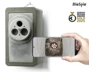 VARIKA Cam Advance - Variables Vogelhaus aus Holzbeton mit WLAN Kamera 