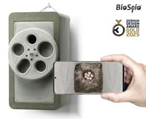 VARIKA Cam Exclusive - Vogel Luxusvilla aus Holzbeton mit WLAN Kamera 